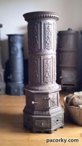 Ажурна чавунна пічка 121см під відновлення