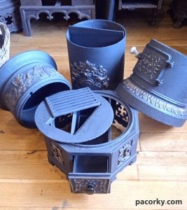 Чавунна пічка h870mm «Dolha-Rókamezői vasgyár»