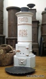 Чавунна пічка, підставка, ваза h860mm «Dolha-Rókamezői vasgyár»
