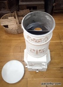 Чавунна пічка, підставка, ваза h860mm «Dolha-Rókamezői vasgyár»