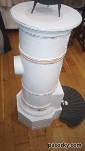 Чавунна пічка, підставка, ваза h860mm «Dolha-Rókamezői vasgyár»