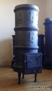 Чавунна пічка під 45см дрова, моделі 1850-х 