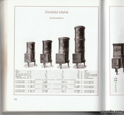 Чавунна пічка під 45см дрова, моделі 1850-х 