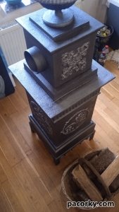Пічка флагман 1850 року. Найбільша топка, для опалення 150м.кв  