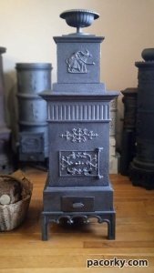 Пічка флагман 1850 року. Найбільша топка, для опалення 150м.кв  