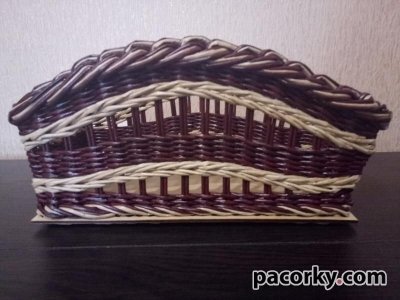 Кошик з паперової лози