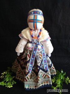 Український сувенір лялька мотанка, лялька-оберіг