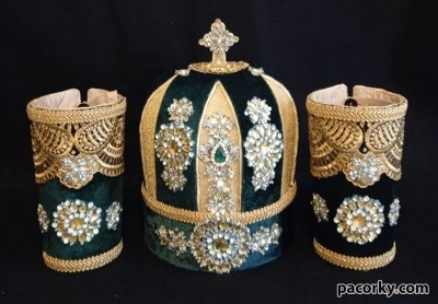 Шапка-корона для РІЗДВЯНОГО ВЕРТЕПУ