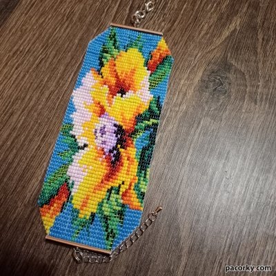 Брсалет з бісеру "Пісня поля"