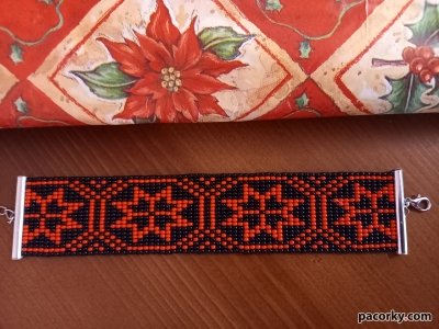 Браслет "Різдвяна квітка"