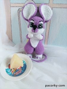 Мишенятка мишка іграшка в'язана 