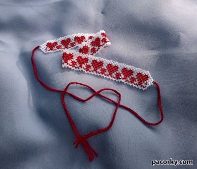 Чокер з сердечками