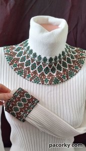 Браслет манжет Бісерний манжет