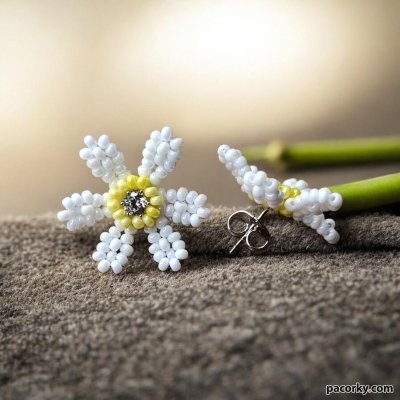Сережки Ромашки