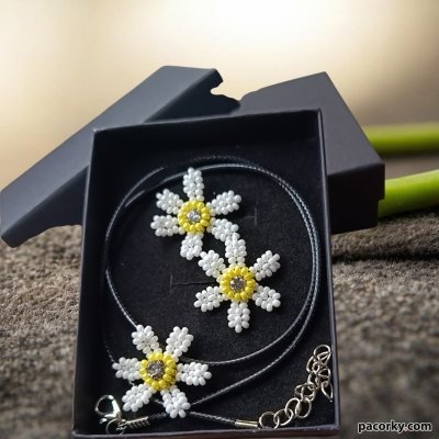 Сережки Ромашки