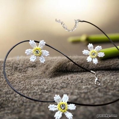 Сережки Ромашки