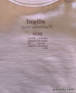 Кофта на дівчинку Lupilu 2-6 міс. з вишивкою