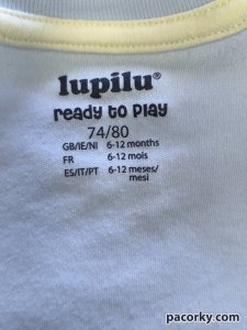 Кофта на хлопчика Lupilu 6-12 міс. з вишивкою