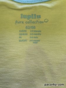 Кофта на дівчинку Lupilu 2-6 міс. з вишивкою
