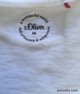 Кофта на дівчинку s.Oliver 12-18 міс. з вишивкою