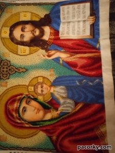 Вишита бісером ікона