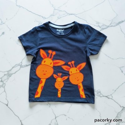 Футболка на хлопчика Lupilu 4-6 років, з вишивкою