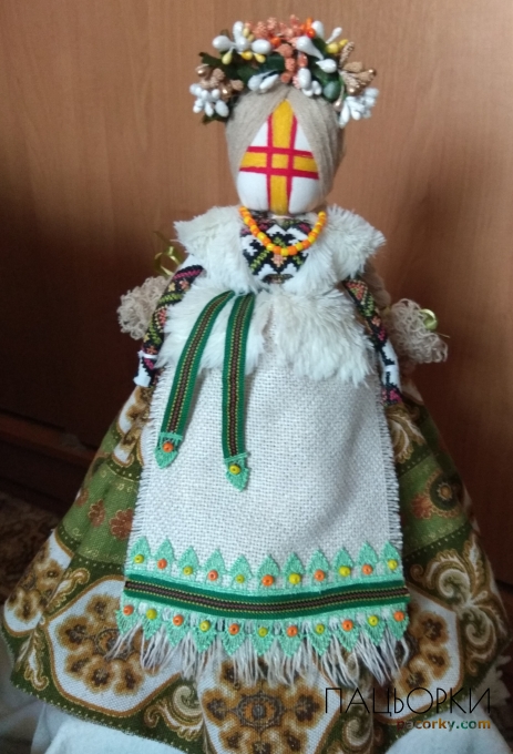 Український сувенір лялька мотанка, лялька-оберіг