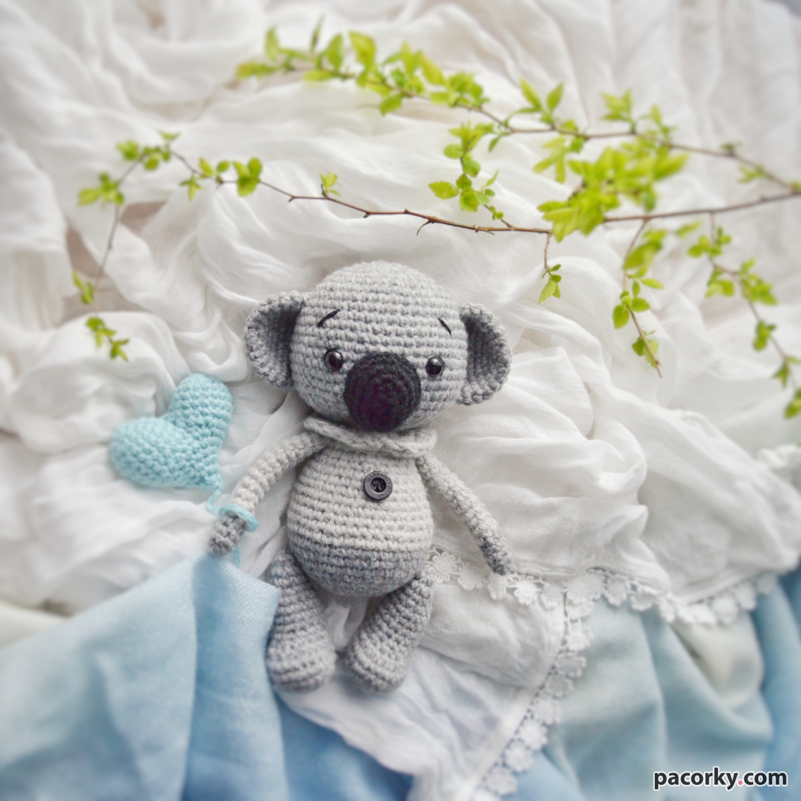 Коала мягкая игрушка амигуруми