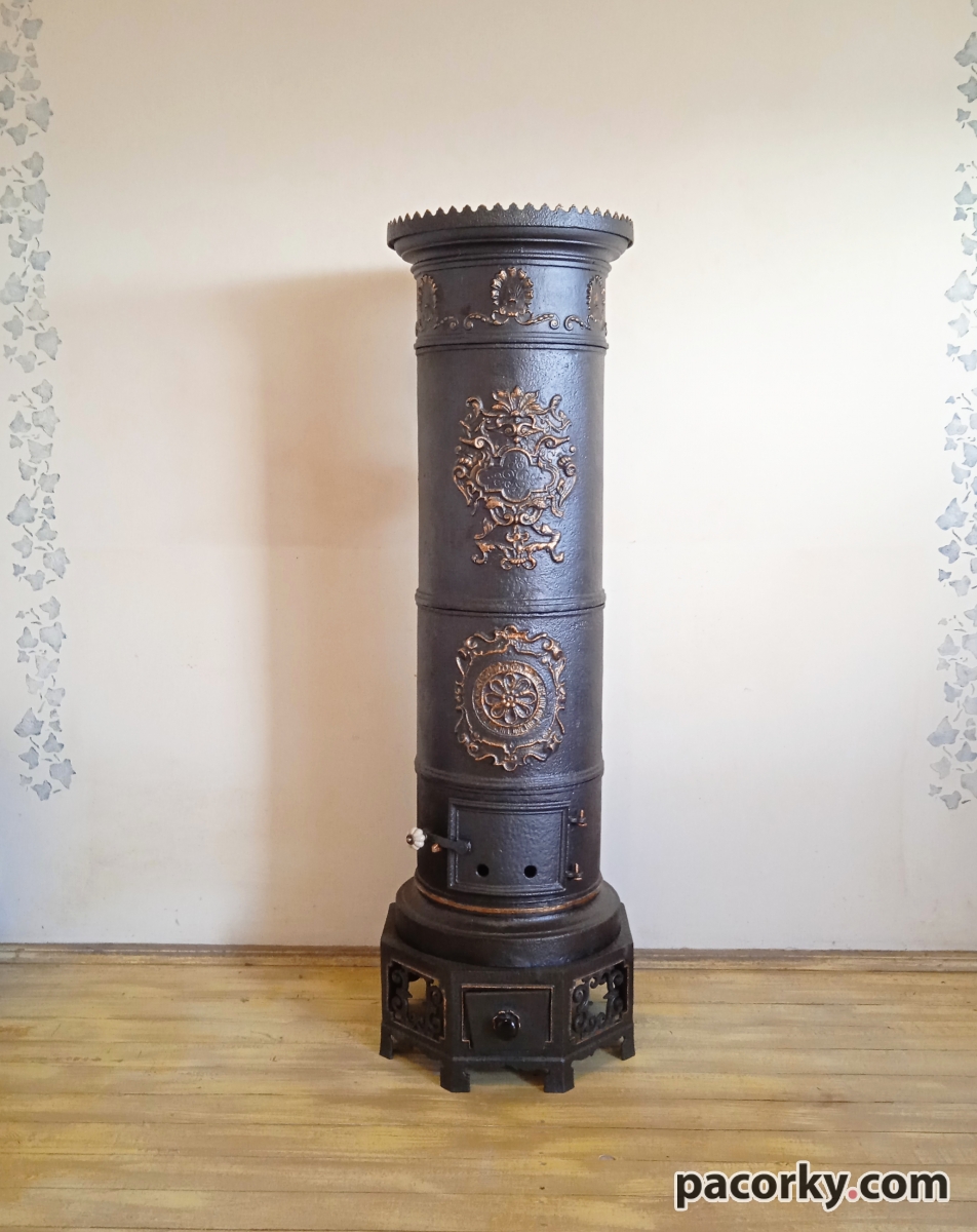 Чавунна пічка h128cm