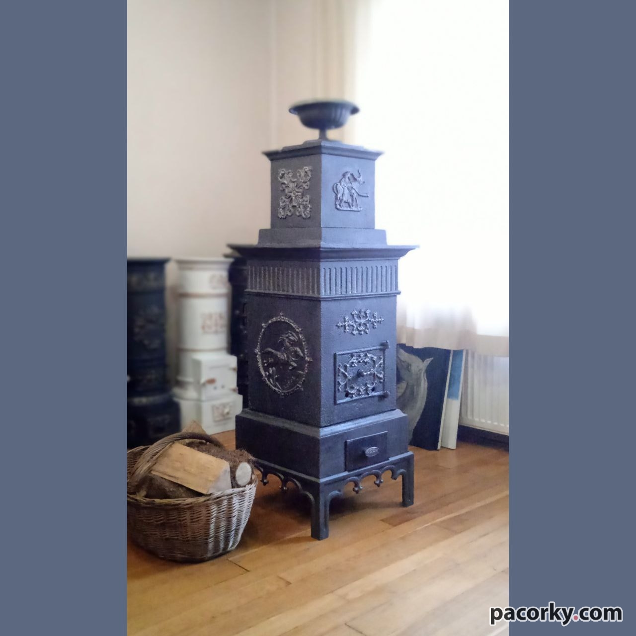 Пічка флагман 1850 року. Найбільша топка, для опалення 150м.кв  