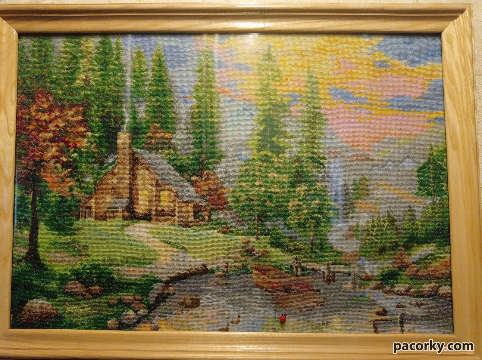 Вишита картина "Літній пейзаж"